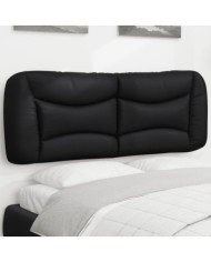 Coussin de tête de lit noir 140 cm similicuir | Mobilier & Déco
