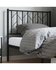 Tête de lit métal noir 90 cm | Mobilier & Déco
