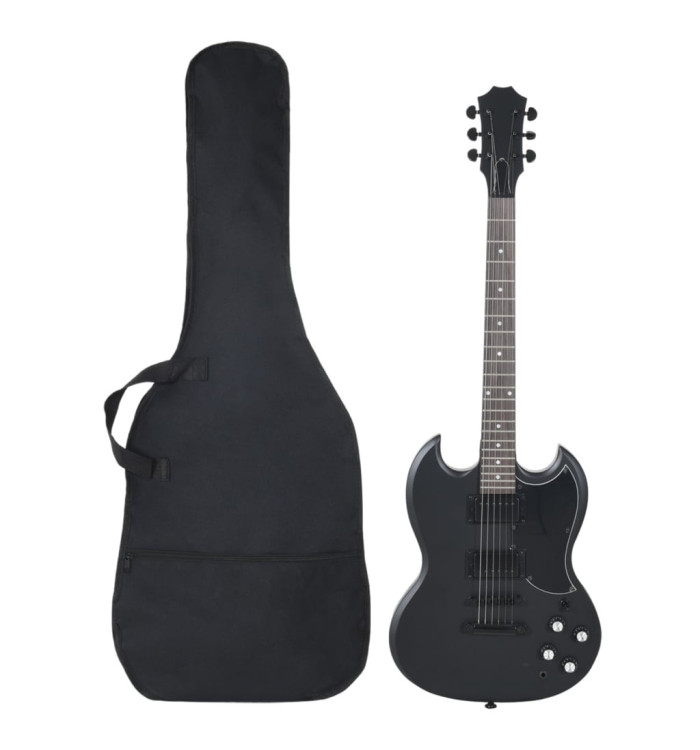 Guitare électrique pour débutants avec sac noir 4/4 39" | Mobilier & Déco