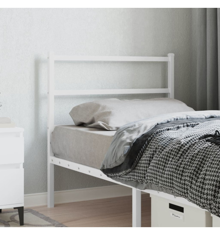 Tête de lit métal blanc 90 cm | Mobilier & Déco