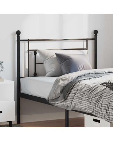 Tête de lit métal noir 100 cm | Mobilier & Déco