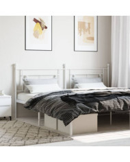 Tête de lit métal blanc 193 cm | Mobilier & Déco