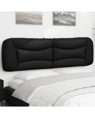 Coussin de tête de lit noir 180 cm similicuir | Mobilier & Déco