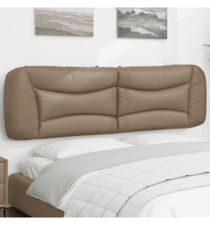 Coussin de tête de lit cappuccino 180 cm similicuir | Mobilier & Déco