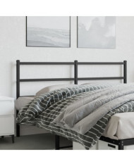 Tête de lit métal noir 160 cm | Mobilier & Déco