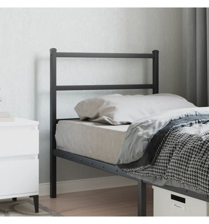 Tête de lit métal noir 80 cm | Mobilier & Déco