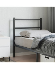 Tête de lit métal noir 80 cm | Mobilier & Déco