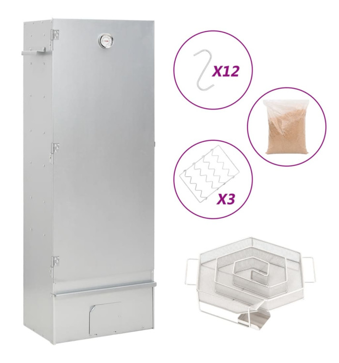 Fumoir à four à BBQ générateur de fumée froide acier galvanisé | Mobilier & Déco
