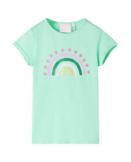 T-shirt pour enfants vert vif 92 | Mobilier & Déco