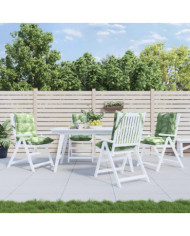 Coussins de chaise à dossier bas lot de 4 modèle de feuille | Mobilier & Déco