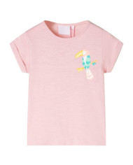 T-shirt pour enfants rose clair 92 | Mobilier & Déco