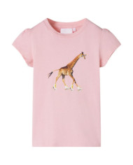 T-shirt pour enfants rose clair 128 | Mobilier & Déco