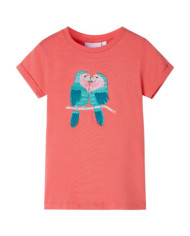 T-shirt pour enfants corail 128 | Mobilier & Déco