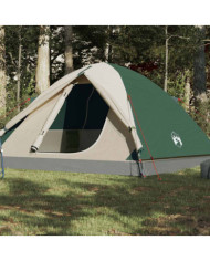 Tente de camping à dôme 6 personnes vert imperméable | Mobilier & Déco