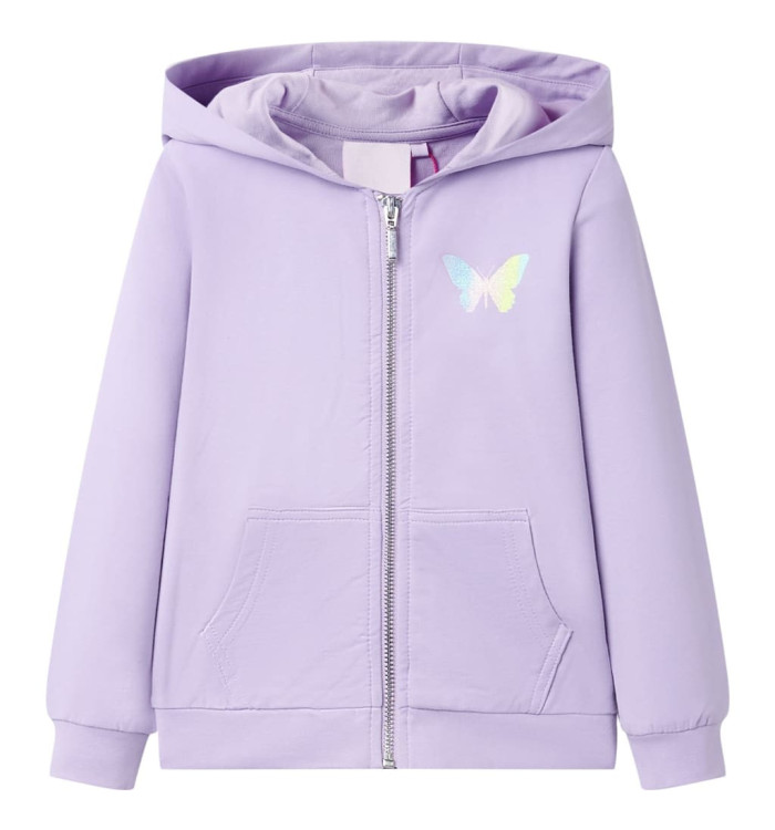 Sweat à capuche pour enfants lila 104 | Mobilier & Déco