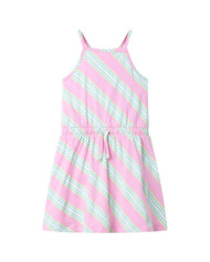 Robe pour enfants avec cordon de serrage sans manches rose 140 | Mobilier & Déco