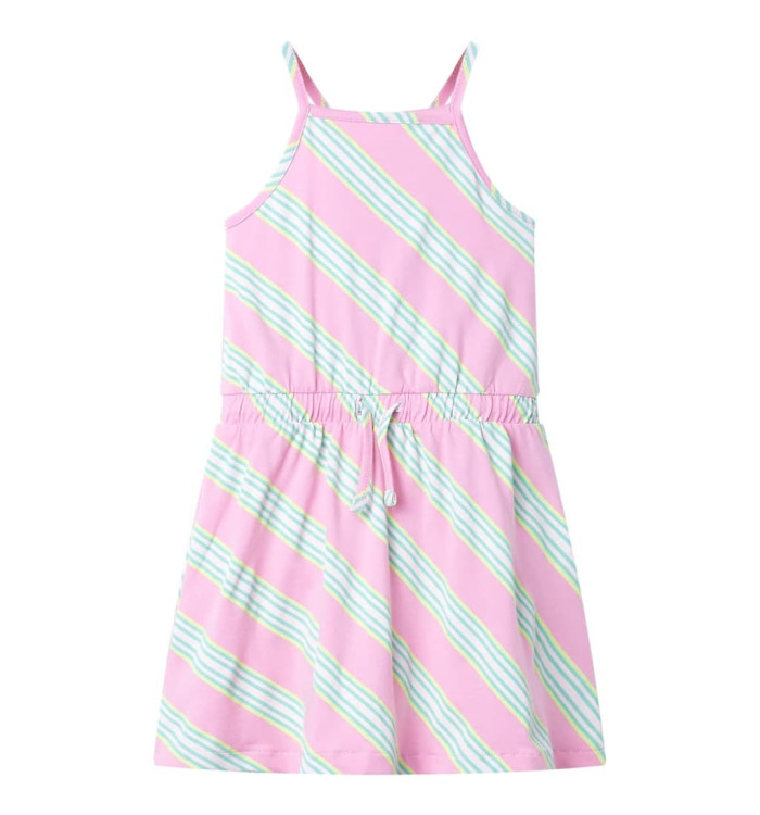 Robe pour enfants avec cordon de serrage sans manches rose 116 | Mobilier & Déco