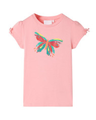 T-shirt pour enfants rose 116 | Mobilier & Déco