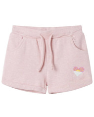 Short pour enfants avec cordon de serrage rose clair mélangé 140 | Mobilier & Déco