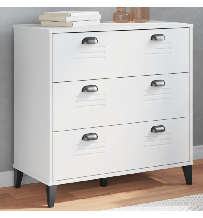 Commode VIKEN blanc bois d'ingénierie | Mobilier & Déco