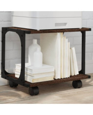 Support d'imprimante à 2 niveaux chêne marron 41x28x33,5 cm | Mobilier & Déco