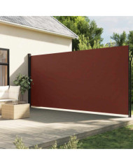Auvent latéral rétractable marron 220x500 cm | Mobilier & Déco
