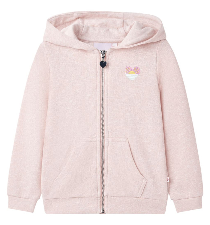 Sweatshirt à capuche avec fermeture éclair pour enfants 128 | Mobilier & Déco