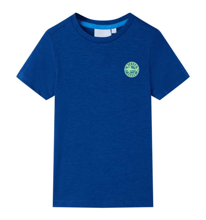 T-shirt pour enfants bleu foncé 140 | Mobilier & Déco