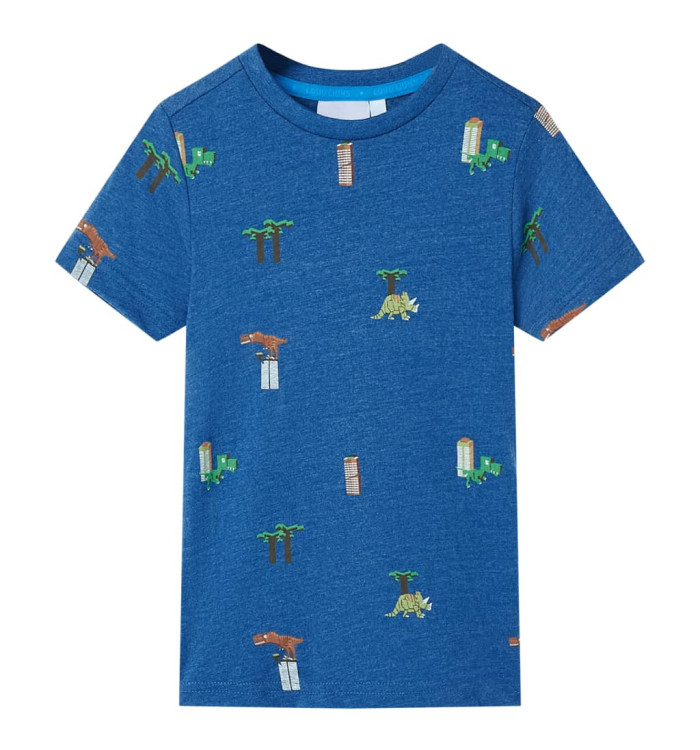 T-shirt pour enfants mélange de bleu foncé 92 | Mobilier & Déco