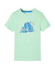 T-shirt pour enfants vert clair 140 | Mobilier & Déco