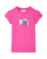 T-shirt pour enfants rose foncé 92 | Mobilier & Déco