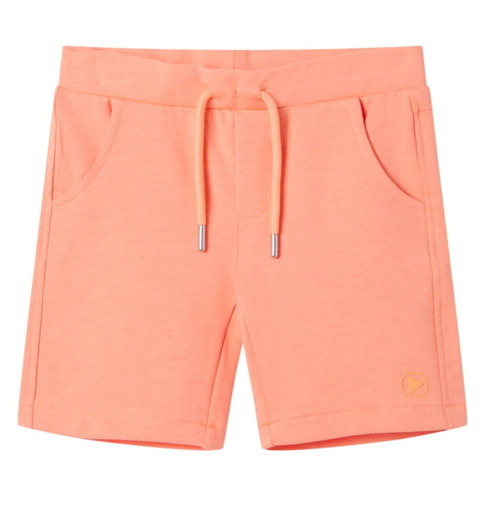 Short pour enfants avec cordon de serrage orange néon 140 | Mobilier & Déco