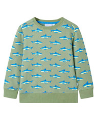 Sweatshirt pour enfants kaki clair 104 | Mobilier & Déco
