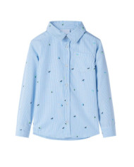 Chemise pour enfant bleu clair 128 | Mobilier & Déco