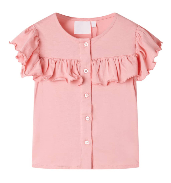 T-shirt pour enfants rose moyen 104 | Mobilier & Déco