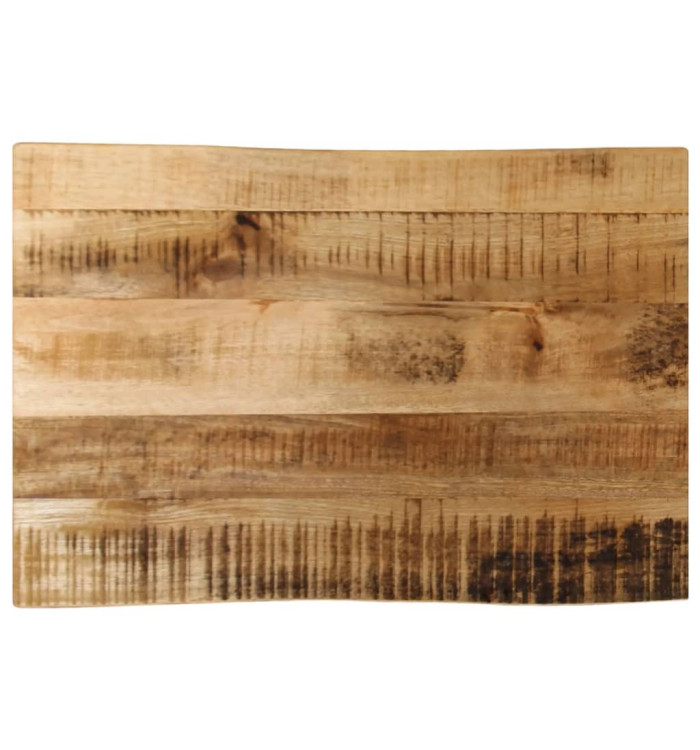 Dessus de table bord vivant 60x40x2,5 cm bois de manguier brut | Mobilier & Déco