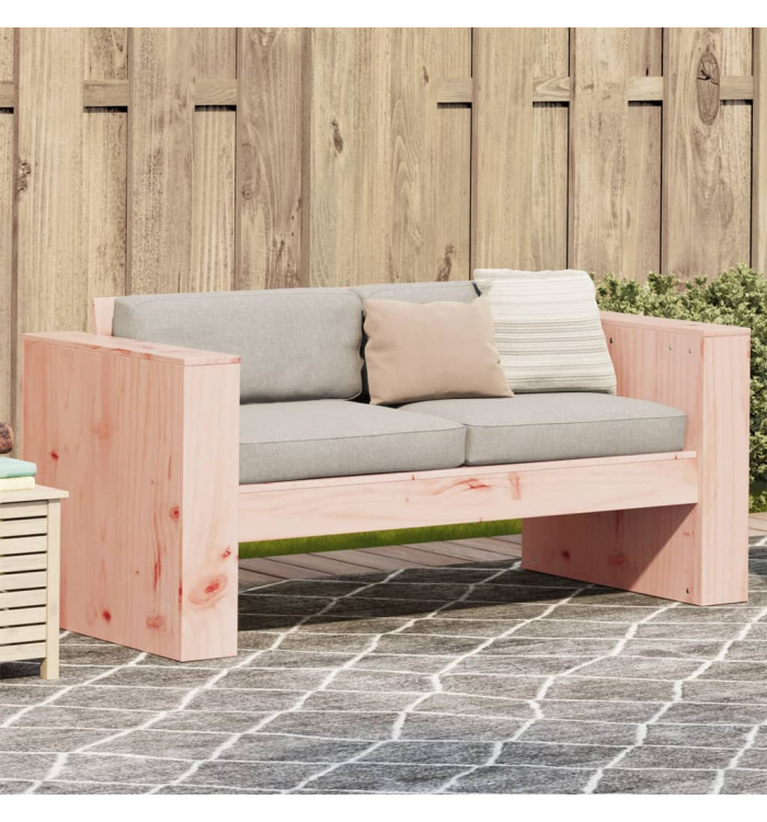 Canapé de jardin 2 places 134x60x62 cm bois massif de douglas | Mobilier & Déco