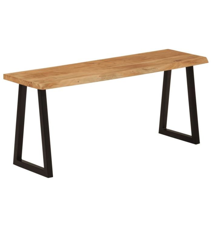 Banc avec bord vivant 105 cm bois d'acacia massif | Mobilier & Déco