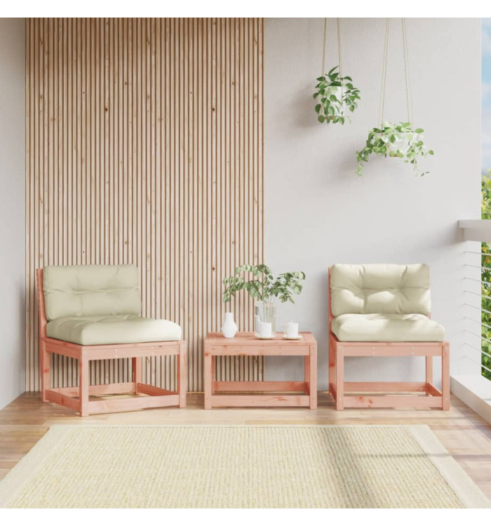 Canapés de jardin avec coussins 2pcs bois massif douglas | Mobilier & Déco