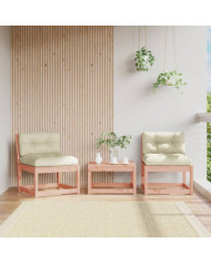 Canapés de jardin avec coussins 2pcs bois massif douglas | Mobilier & Déco