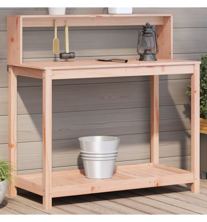 Table de rempotage avec étagères bois massif de douglas | Mobilier & Déco