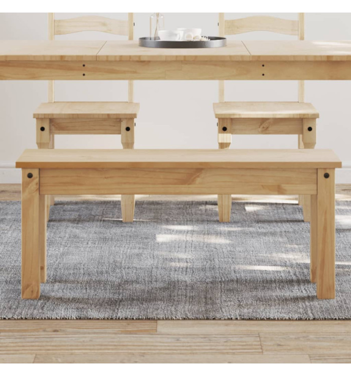 Banc à manger Panama 105x30x45 cm bois massif de pin | Mobilier & Déco