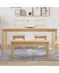 Table à manger Panama 160x80x75 cm bois massif de pin | Mobilier & Déco