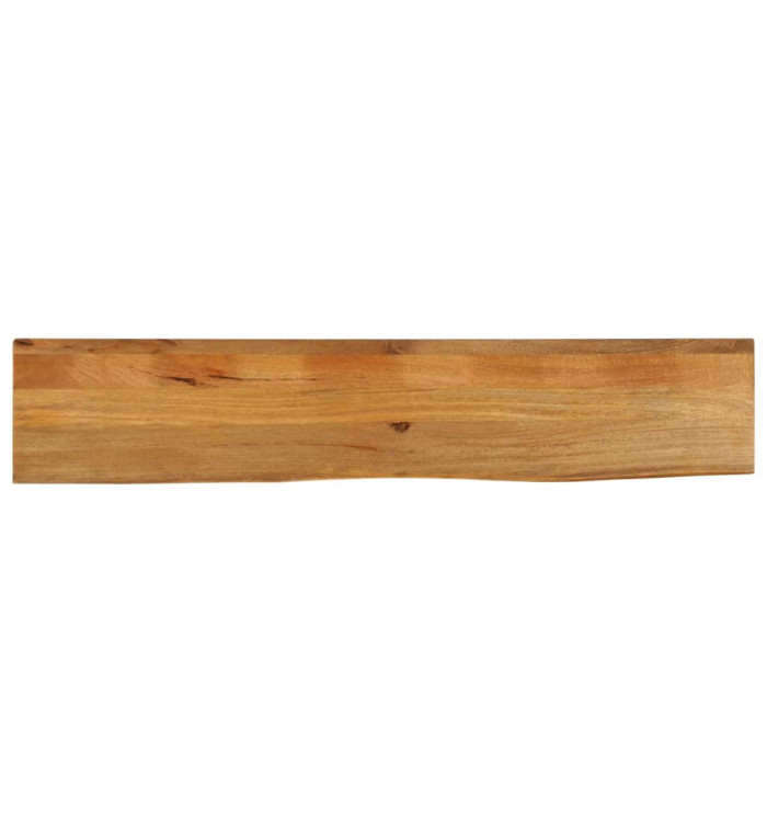 Dessus de table à bord vivant 180x30x2,5cm bois massif manguier | Mobilier & Déco