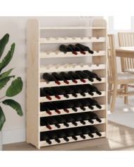 Casier à vin avec panneau supérieur bois de pin massif | Mobilier & Déco