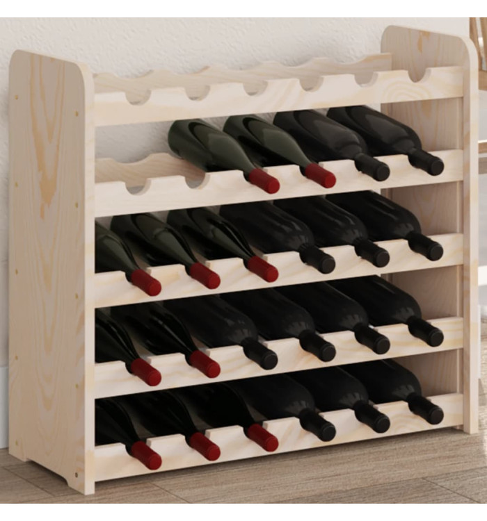 Casier à vin 67,5x25x60 cm Bois de pin massif | Mobilier & Déco