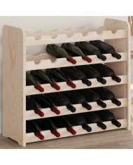 Casier à vin 67,5x25x60 cm Bois de pin massif | Mobilier & Déco