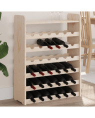 Casier à vin et panneau supérieur 67,5x25x87 cm bois pin massif | Mobilier & Déco