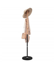 Porte-manteau noir 172 cm fer enduit de poudre | Mobilier & Déco