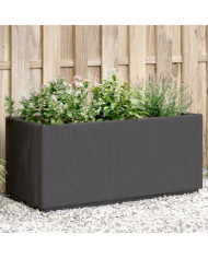 Jardinière gris foncé 80x36x35 cm PP | Mobilier & Déco